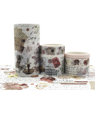Load image into Gallery viewer, ZMLSED 6 Roll Washi Tape Set, Japanese Romantic Decorative Writable Masking Tape for Arts DIY Crafts Scrapbooking Album Bullet Junk Journal Planners Calendars Notebook