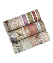 Load image into Gallery viewer, ZMLSED 20 Roll Washi Tape Set, Vintage Naturalism Bird Insect Decorative Writable Masking Tape for Arts DIY Crafts Scrapbooking Album Bullet Junk Journal Planners Calendars Notebook