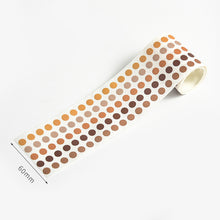 Load image into Gallery viewer, Vintage Morandi Color Dots Washi Masking Tapes Set, ZMLSED 60mm Wide 3 Meters Japanese Decorative Writable Tape for DIY Crafts Arts Scrapbooking Bullet Journal