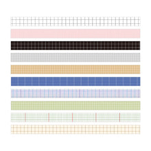 Load image into Gallery viewer, 10 Rolls Basic Collection Decoration Vintage Washi Tape Set, ZMLSED 15mm Wide Japanese Masking Decorative Tapes for Bullet Journal Planners DIY Crafts and Arts Scrapbooking Adhesive