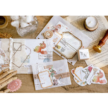 Load image into Gallery viewer, ZMLSED Vintage Stickers, 40Pcs Autumn Flowers Decorative Decals Adhesive Aesthetic Trendy for Scrapbook Laptop Skins Album DIY Craft Daily Planner