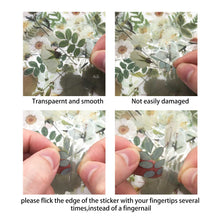 Load image into Gallery viewer, ZMLSED Vintage Natural Stickers, 40Pcs Flowers Decorative Retro Decals Adhesive Watercolor Aesthetic Trendy for Scrapbook Laptop Skins Album DIY Craft Daily Planner