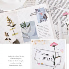 Load image into Gallery viewer, ZMLSED Vintage Natural Stickers, 40Pcs Decorative Retro Decals Adhesive Watercolor Aesthetic Trendy for Scrapbook Laptop Skins Album DIY Craft Daily Planner