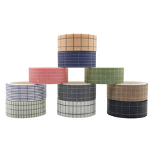 Load image into Gallery viewer, 10 Rolls Basic Collection Decoration Vintage Washi Tape Set, ZMLSED 15mm Wide Japanese Masking Decorative Tapes for Bullet Journal Planners DIY Crafts and Arts Scrapbooking Adhesive