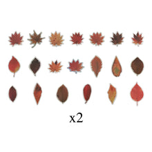 Load image into Gallery viewer, ZMLSED Vintage Stickers, 40Pcs Autumn Flower Leaf Decorative Retro Decals Adhesive Aesthetic Trendy for Scrapbook Laptop Skins Album DIY Craft Daily Planner