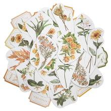 Load image into Gallery viewer, ZMLSED Vintage Stickers, 40Pcs Autumn Flowers Decorative Decals Adhesive Aesthetic Trendy for Scrapbook Laptop Skins Album DIY Craft Daily Planner
