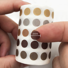 Load image into Gallery viewer, Vintage Morandi Color Dots Washi Masking Tapes Set, ZMLSED 60mm Wide 3 Meters Japanese Decorative Writable Tape for DIY Crafts Arts Scrapbooking Bullet Journal