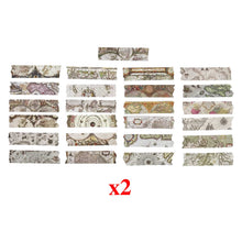 Load image into Gallery viewer, ZMLSED Vintage Travel Aesthetic Stickers, 50Pcs Decorative Adhesive Trendy for Scrapbook Laptop Skins Album DIY Craft Planner