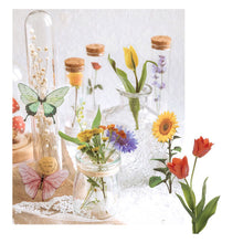 Load image into Gallery viewer, ZMLSED Vintage Natural Stickers, 20Pcs Spring Flowers Decorative Retro Decals Adhesive Watercolor Aesthetic Trendy for Scrapbook Laptop Skins Album DIY Craft Daily Planner