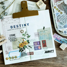 Load image into Gallery viewer, ZMLSED Vintage Stickers, 60Pcs Decorative Retro Decals Adhesive Aesthetic Trendy for Scrapbook Laptop Skins Album DIY Craft Daily Planner