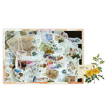 Load image into Gallery viewer, ZMLSED Vintage Stickers, 60Pcs Decorative Retro Decals Adhesive Aesthetic Trendy for Scrapbook Laptop Skins Album DIY Craft Daily Planner
