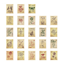 Load image into Gallery viewer, ZMLSED Vintage Natural Stickers, 46PcsForest Mushroom Decorative Retro Decals Adhesive Watercolor Aesthetic Trendy for Scrapbook Laptop Skins Album DIY Craft Daily Planner
