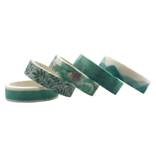 画像をギャラリービューアに読み込む, Green Basic Washi Tape Set, ZMLSED 5 Rolls 10mm Wide Spring Plant Japanese Masking Decorative Tapes for Bullet Journal Planners DIY Decor Crafts Arts Scrapbooking Adhesive
