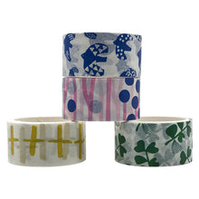 이미지를 갤러리 뷰어에 로드 , ZMLSED 4 Rolls Natural Washi Tape Set,20MM Wide Floral Japanese Masking Decorative Tapes for Bullet Journal Planners DIY Decor Crafts Arts Scrapbooking Adhesive
