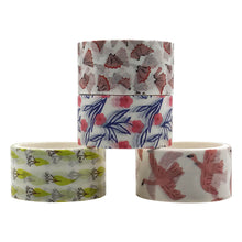 이미지를 갤러리 뷰어에 로드 , ZMLSED 4 Rolls Natural Dove Washi Tape Set,20MM Wide Floral Japanese Masking Decorative Tapes for Bullet Journal Planners DIY Decor Crafts Arts Scrapbooking Adhesive
