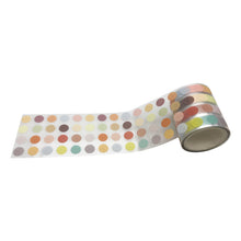 Lade das Bild in den Galerie-Viewer, Cute Fresh Dots Washi Masking Tape Set, ZMLSED 50mm Wide 3 Meters Japanese Decorative Writable Tapes for DIY Crafts Arts Scrapbooking Bullet Journal
