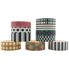 Charger l&#39;image dans la galerie, Black White Dots Piano Keys Washi Tape Set, ZMLSED 10 Rolls Pretty Pattern Japanese Masking Writable Decorative Tapes for Bullet Journal Planners DIY Crafts Arts Scrapbooking Adhesive
