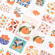 Cargar imagen en el visor de la galería, ZMLSED Vintage Natural Stickers, 46Pcs Oranges Decorative Retro Decals Adhesive Watercolor Aesthetic Trendy for Scrapbook Laptop Skins Album DIY Craft Daily Planner
