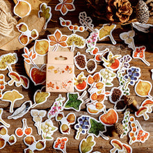 Cargar imagen en el visor de la galería, ZMLSED Vintage Stickers, 46Pcs Autumn Fallen Leaves Decorative Retro Decals Adhesive Watercolor Aesthetic Trendy for Scrapbook Laptop Skins Album DIY Craft Daily Planner
