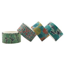 이미지를 갤러리 뷰어에 로드 , ZMLSED 4 Rolls Natural Washi Tape Set,20MM Wide Floral Japanese Masking Decorative Tapes for Bullet Journal Planners DIY Decor Crafts Arts Scrapbooking Adhesive
