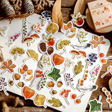 Cargar imagen en el visor de la galería, ZMLSED Vintage Stickers, 46Pcs Autumn Fallen Leaves Decorative Retro Decals Adhesive Watercolor Aesthetic Trendy for Scrapbook Laptop Skins Album DIY Craft Daily Planner
