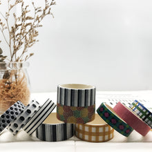 Lade das Bild in den Galerie-Viewer, Black White Dots Piano Keys Washi Tape Set, ZMLSED 10 Rolls Pretty Pattern Japanese Masking Writable Decorative Tapes for Bullet Journal Planners DIY Crafts Arts Scrapbooking Adhesive
