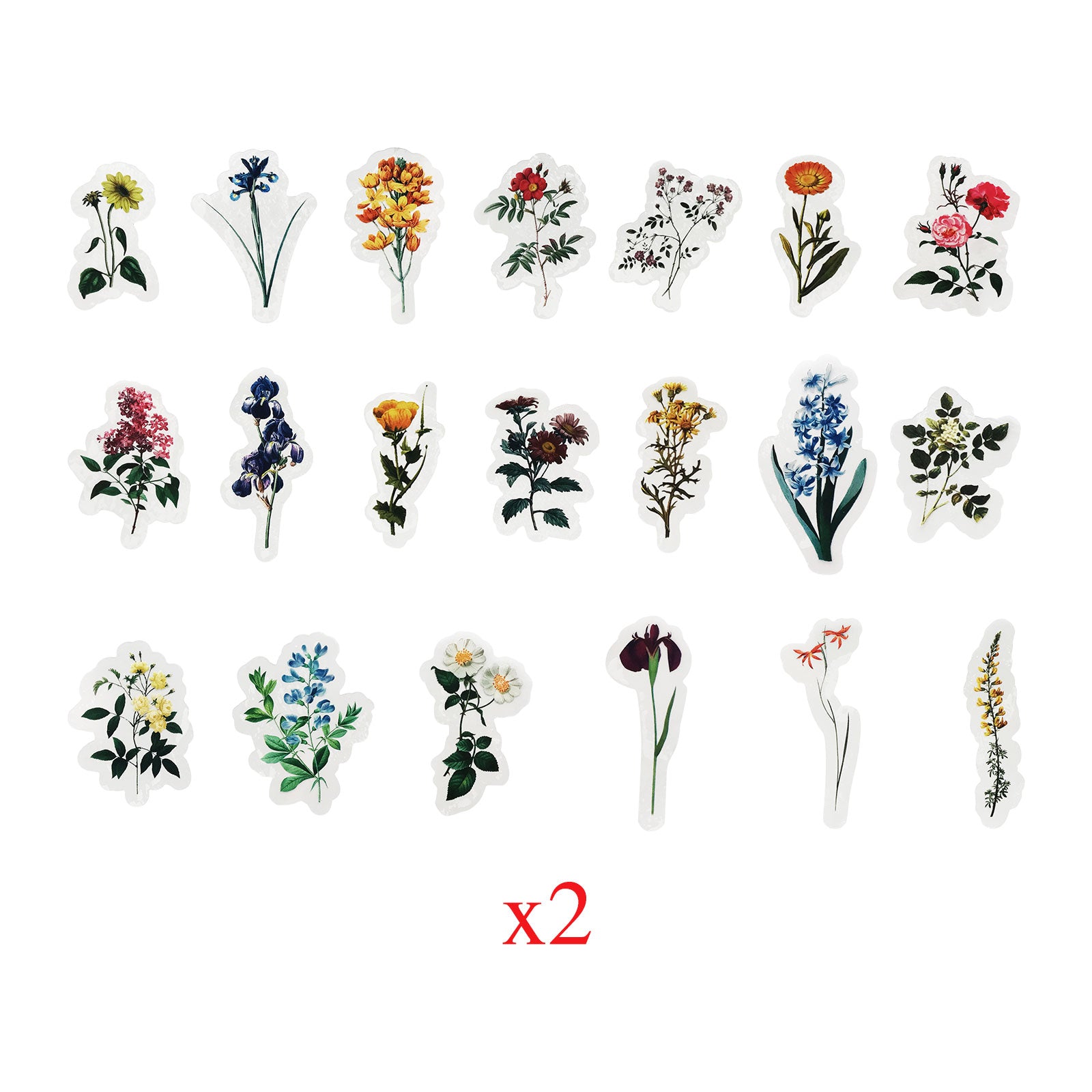 ZMLSED Vintage Natural Stickers 40Pcs Pretty Floral Decorative Retro Decals  Adhesive Watercolor Aesthetic Trendy for Scrapbook Laptop Skins Album DIY  Craft Daily Planner