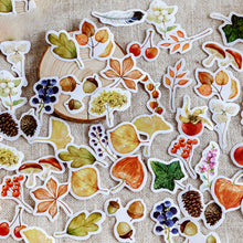 Cargar imagen en el visor de la galería, ZMLSED Vintage Stickers, 46Pcs Autumn Fallen Leaves Decorative Retro Decals Adhesive Watercolor Aesthetic Trendy for Scrapbook Laptop Skins Album DIY Craft Daily Planner
