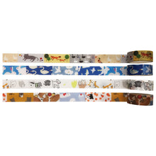 画像をギャラリービューアに読み込む, ZMLSED 4 Rolls Washi Masking Tape Set, Japanese Decorative Writable Rural Natural Summer Autumn Flower Tape for DIY Crafts Arts Scrapbooking Bullet Journal Planners
