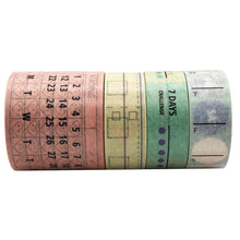 이미지를 갤러리 뷰어에 로드 , Todolist Washi Tape Set,4 Rolls Self-Achievement Collection Decoration Japanese Masking Decorative Tapes for Bullet Journal Planners DIY Crafts Arts Scrapbooking Adhesive
